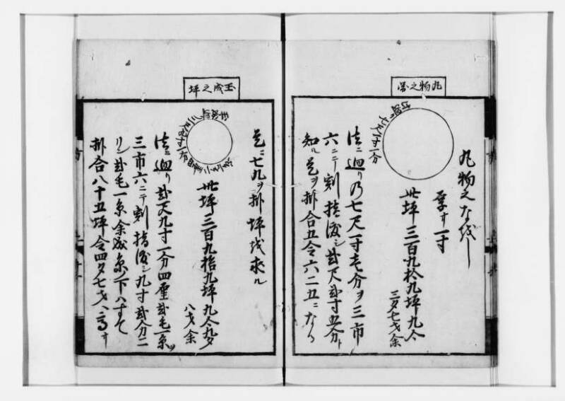 方圓祕見集 寛文七〈江戸〉板木屋甚九郎 狩7-20558-3 - ページ 13