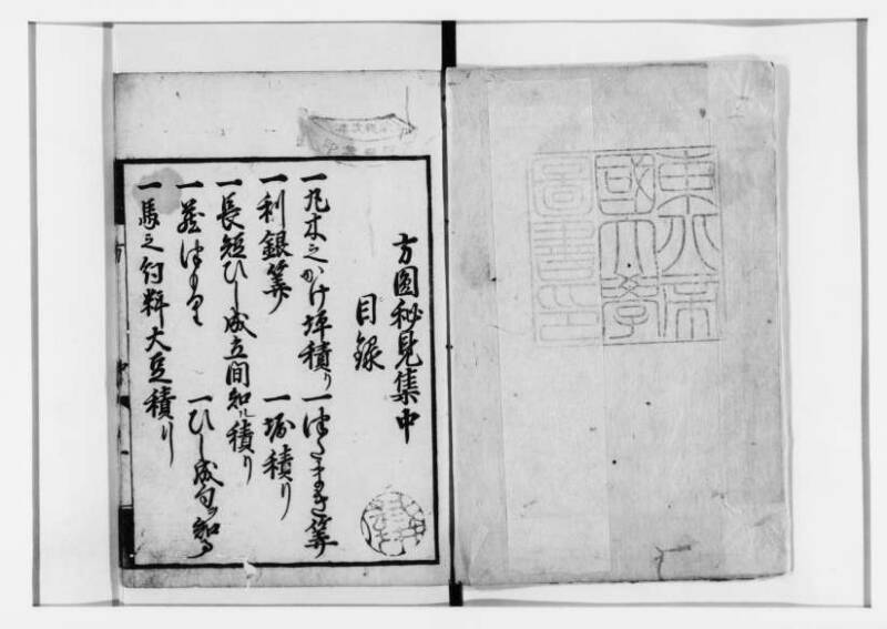 方圓祕見集 寛文七〈江戸〉板木屋甚九郎 狩7-20558-3 - ページ 32
