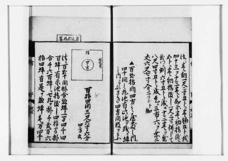 方圓祕見集 寛文七〈江戸〉板木屋甚九郎 狩7-20558-3 - ページ 110