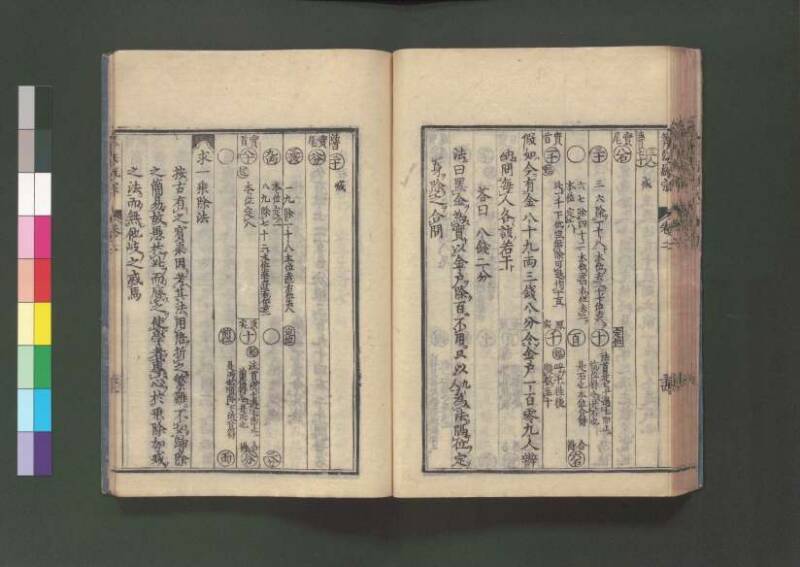 新編直指算法統宗 延寶三 桑木文庫/和書/297 - ページ 71
