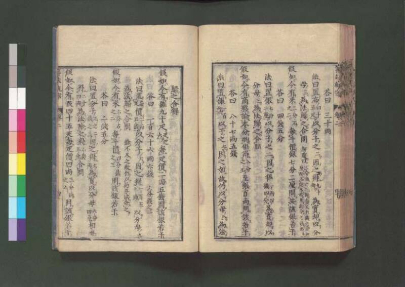 新編直指算法統宗 延寶三 桑木文庫/和書/297 - ページ 77