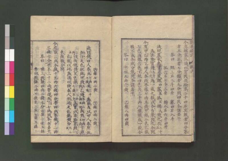 新編直指算法統宗 延寶三 桑木文庫/和書/297 - ページ 155