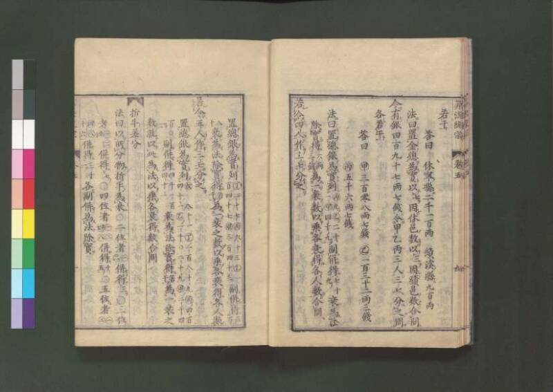 新編直指算法統宗 延寶三 桑木文庫/和書/297 - ページ 162