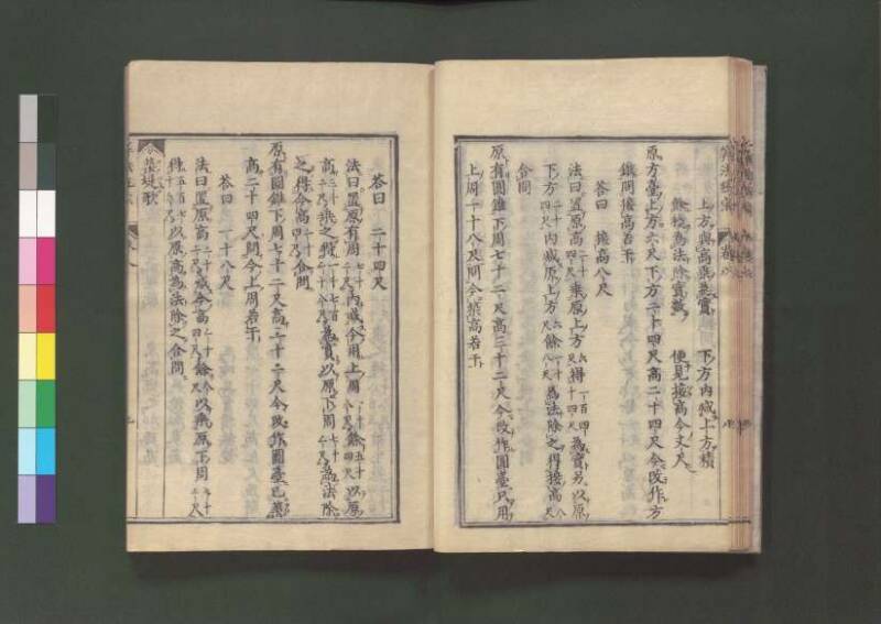 新編直指算法統宗 延寶三 桑木文庫/和書/297 - ページ 256