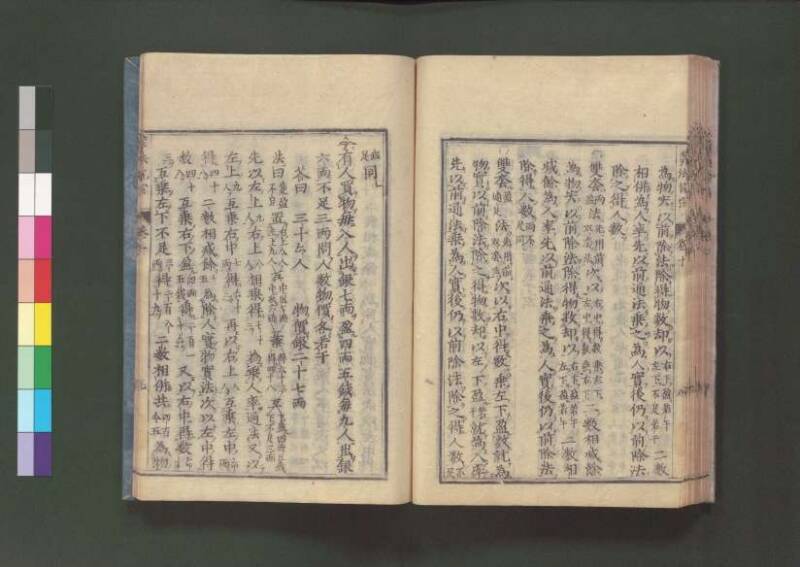 新編直指算法統宗 延寶三 桑木文庫/和書/297 - ページ 285