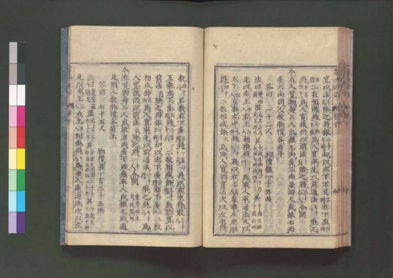 新編直指算法統宗 延寶三 桑木文庫/和書/297 - ページ 286