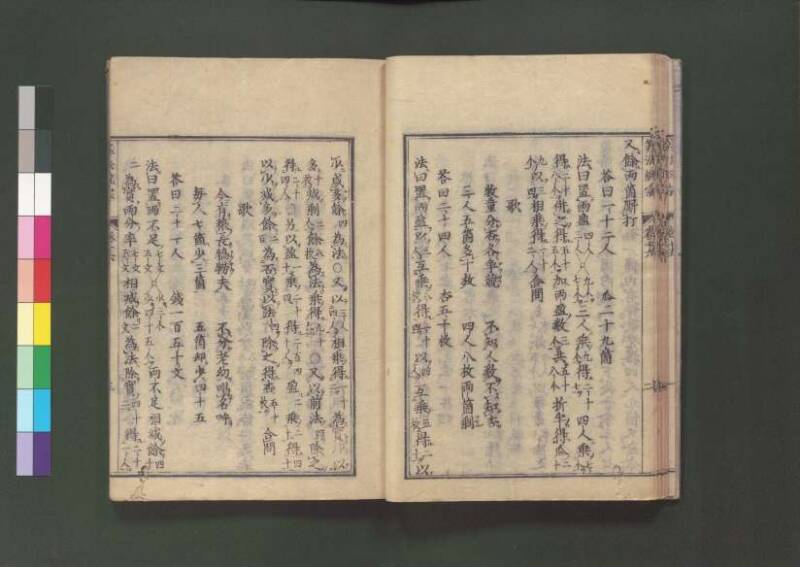 新編直指算法統宗 延寶三 桑木文庫/和書/297 - ページ 381