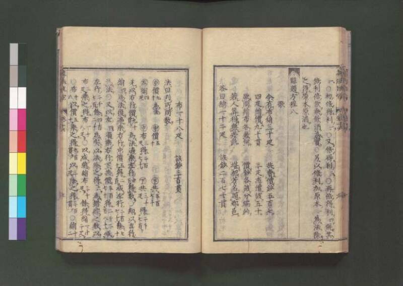 新編直指算法統宗 延寶三 桑木文庫/和書/297 - ページ 385