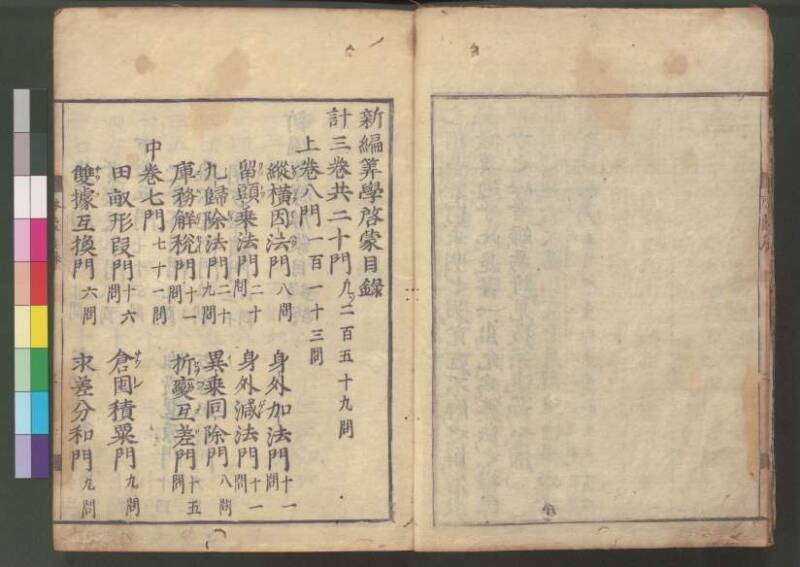 新編筭学啓蒙註解 寛文十二〈江戸〉村上平楽寺 桑木文庫和書298 - ページ 7