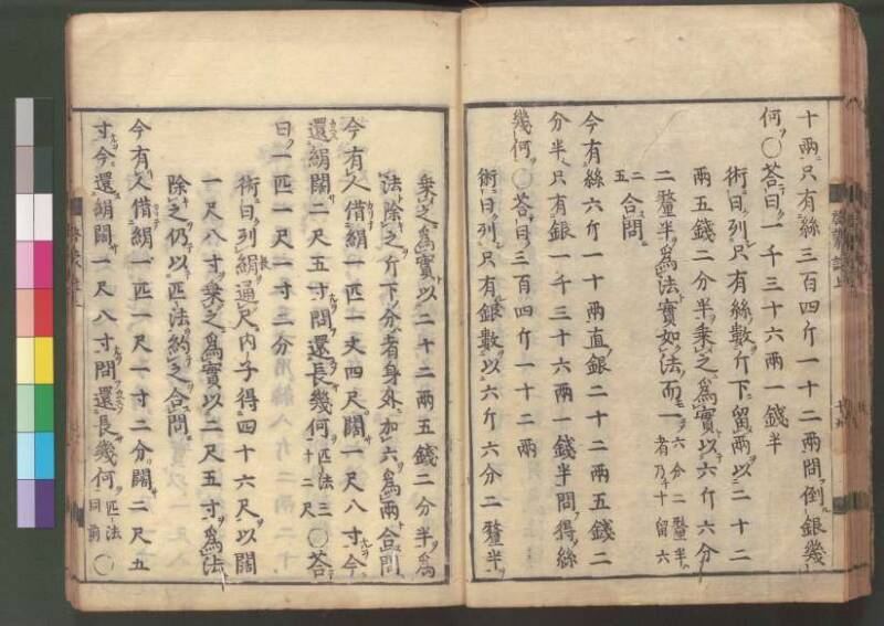 新編筭学啓蒙註解 寛文十二〈江戸〉村上平楽寺 桑木文庫和書298 - ページ 35
