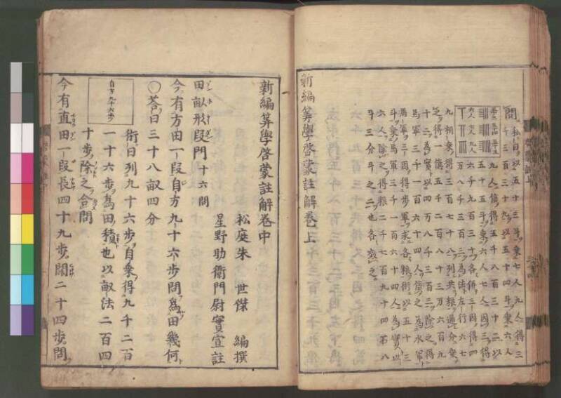 新編筭学啓蒙註解 寛文十二〈江戸〉村上平楽寺 桑木文庫和書298 - ページ 61
