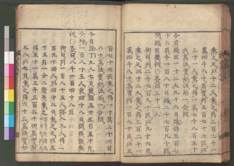 新編筭学啓蒙註解 寛文十二〈江戸〉村上平楽寺 桑木文庫和書298 - ページ 75