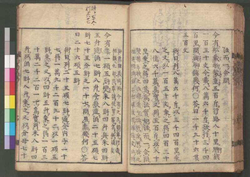 新編筭学啓蒙註解 寛文十二〈江戸〉村上平楽寺 桑木文庫和書298 - ページ 77