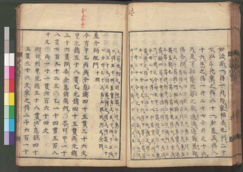 新編筭学啓蒙註解 寛文十二〈江戸〉村上平楽寺 桑木文庫和書298 - ページ 90