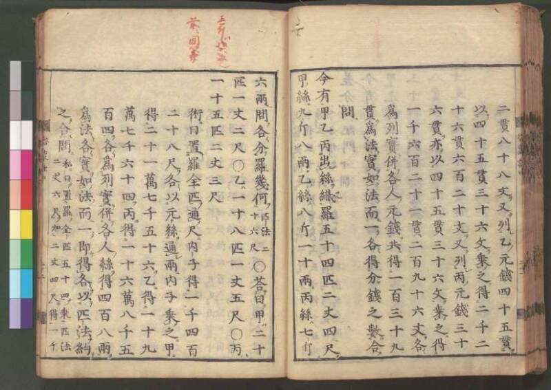 新編筭学啓蒙註解 寛文十二〈江戸〉村上平楽寺 桑木文庫和書298 - ページ 91