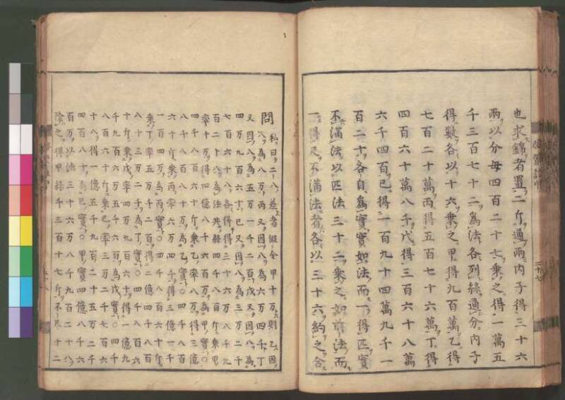 新編筭学啓蒙註解 寛文十二〈江戸〉村上平楽寺 桑木文庫和書298 - ページ 99