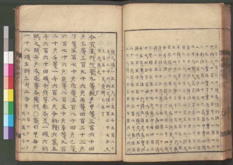 新編筭学啓蒙註解 寛文十二〈江戸〉村上平楽寺 桑木文庫和書298 - ページ 100