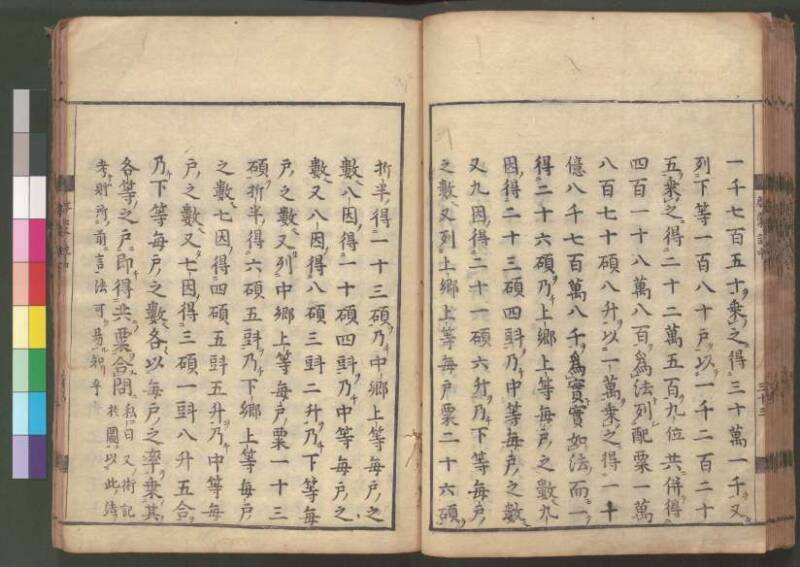 新編筭学啓蒙註解 寛文十二〈江戸〉村上平楽寺 桑木文庫和書298 - ページ 105