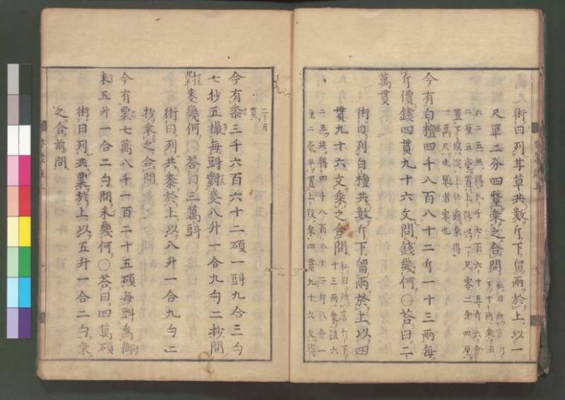 新編筭學啓蒙註解 欠損 桑木文庫和書300 - ページ 21