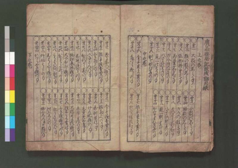 廣益塵劫記改成 宝永六 桑木文庫/和書/339 - ページ 6